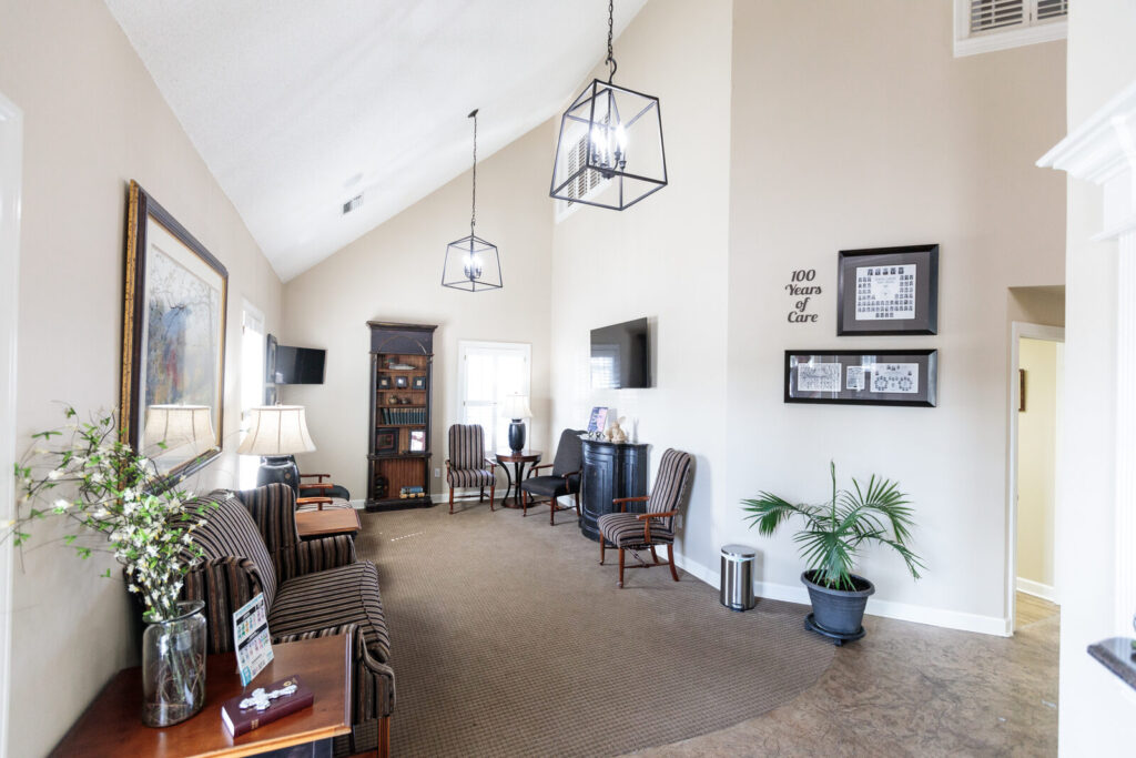 Cornerstone Dental Arts Executive Park interior reception area, Knoxville, TN