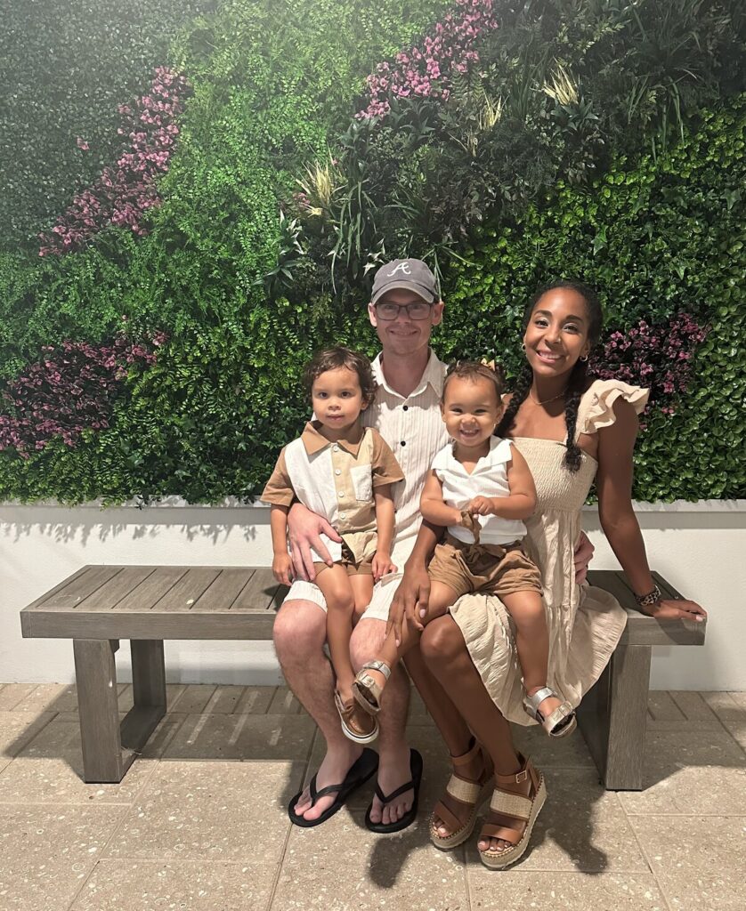 Patient family with healthy smiles at Cornerstone Dental Arts, Knoxville, TN