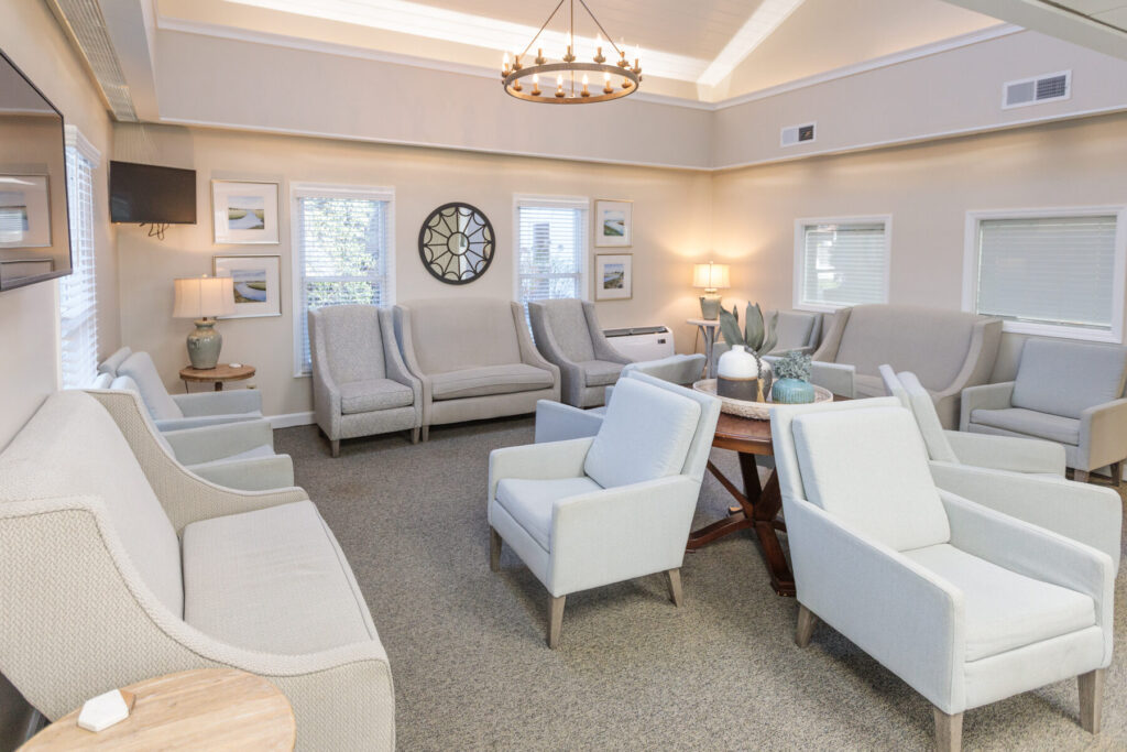 Reception area at Cornerstone Dental Arts Town and Country office, Knoxville, TN
