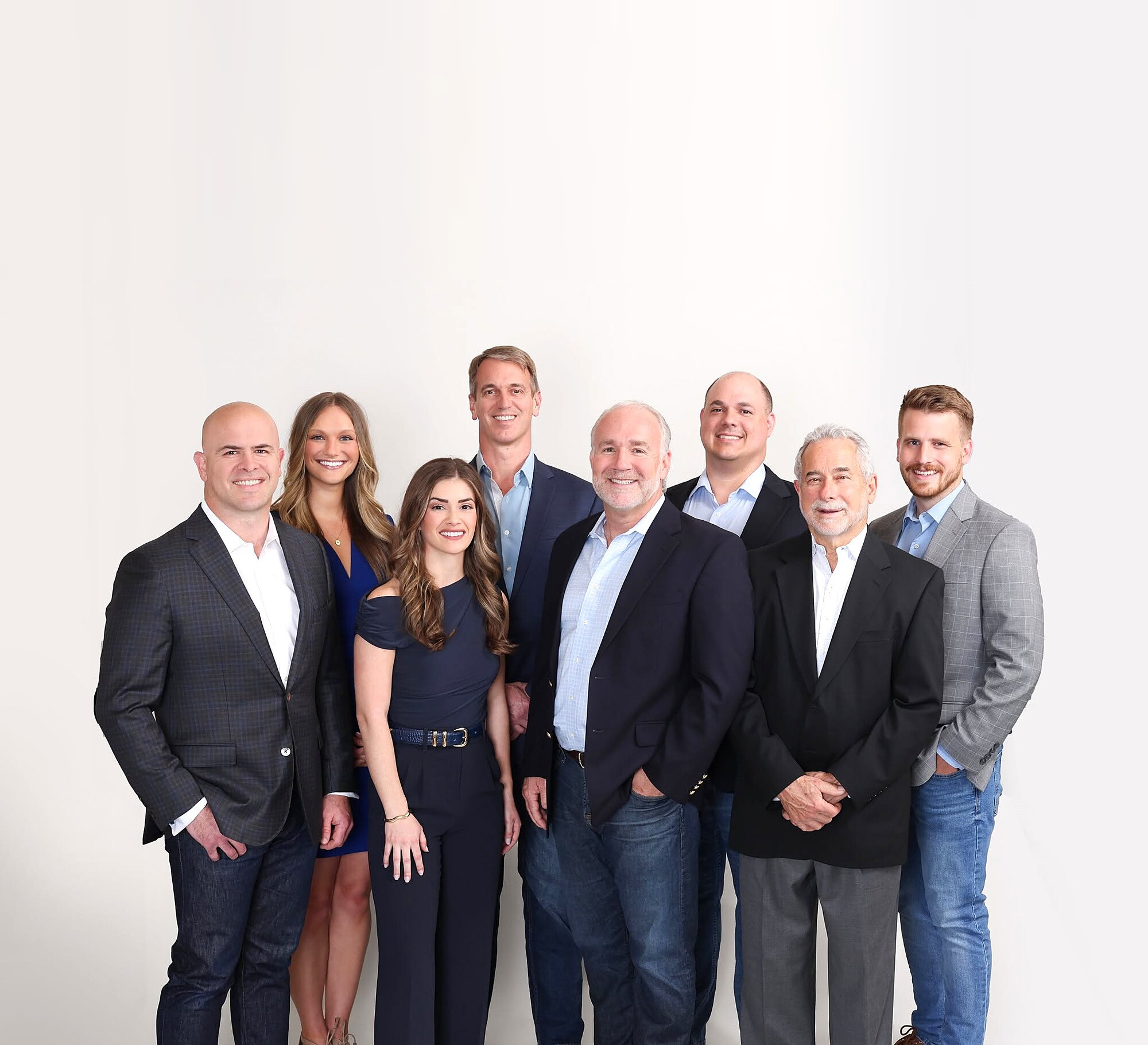 The eight doctors of Cornerstone Dental Arts in Knoxville, Tennessee