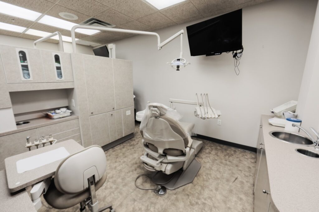 Treatment room at Cornerstone Dental Arts Fort Sanders West in Knoxville, TN